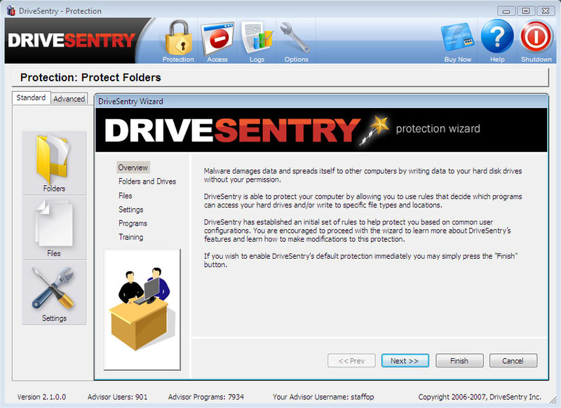 DriveSentry Screenshot